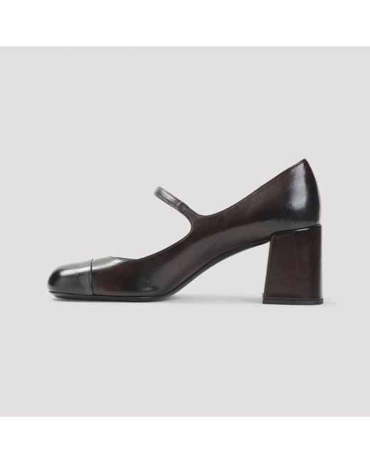 Miu Miu Black Logo High Heels