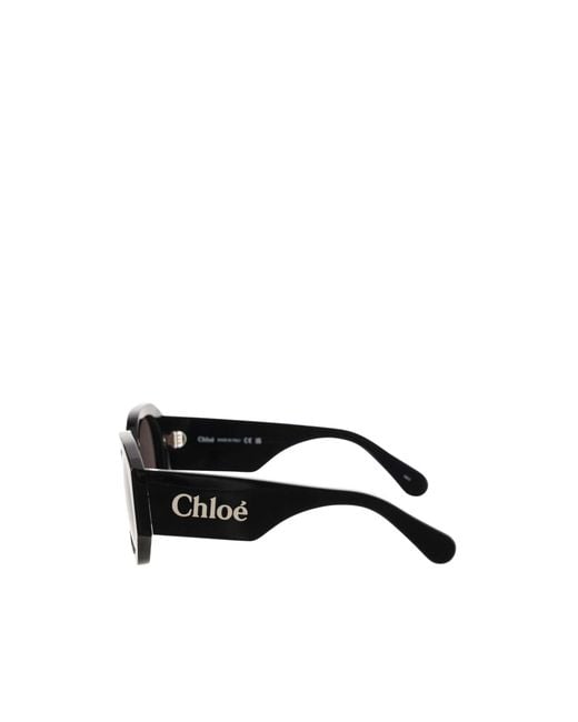 Chloé Multicolor Chloé Eyewear Round Frame Sunglasses