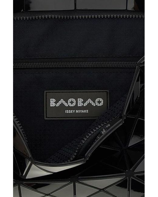 Issey Miyake Black Geometric Pattern Crossbody Bag