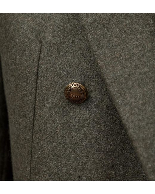 Dior Green Double-Breasted Jacket for men