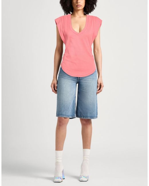 Isabel Marant Pink Plain Colour T-Shirt