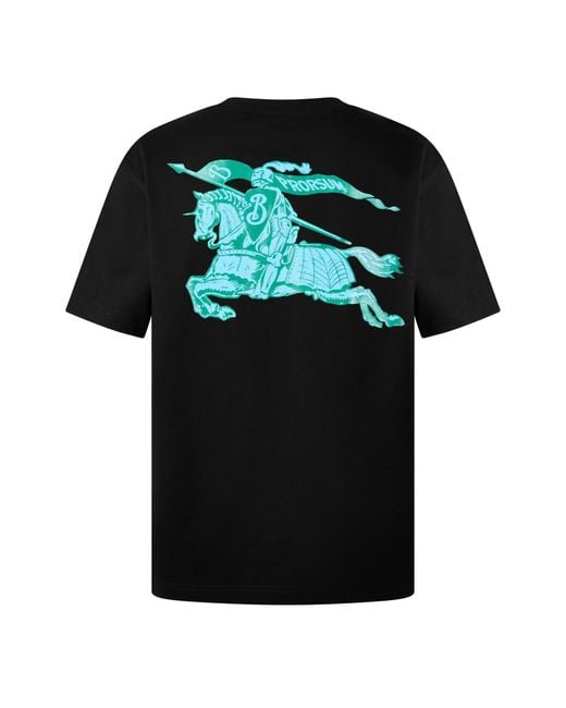 Burberry Black Simple T-Shirt for men