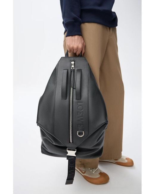Loewe Convertible Backpack in Gray for Men | Lyst