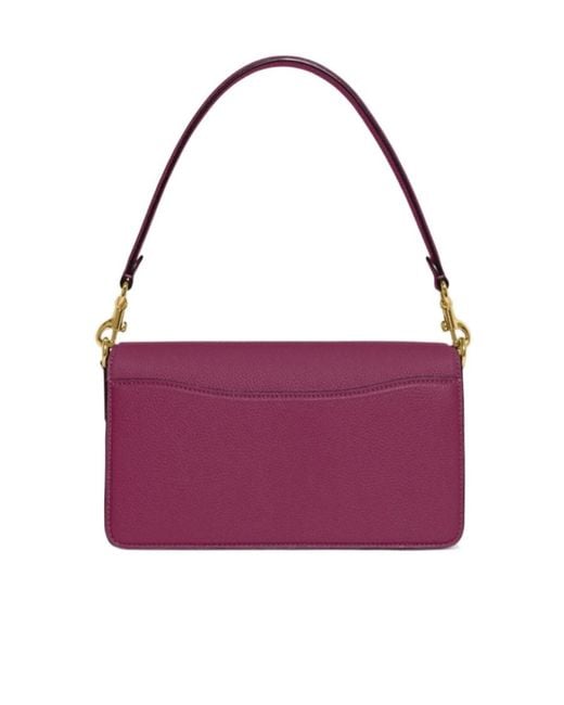 COACH Purple Adjustable Shoulder Strap Single Shoulder Bag