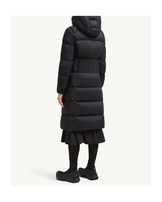 Moncler Black Arredoun Hooded Long Down Jacket