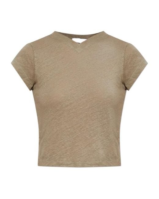 IRO Natural Short-Sleeved T-Shirt