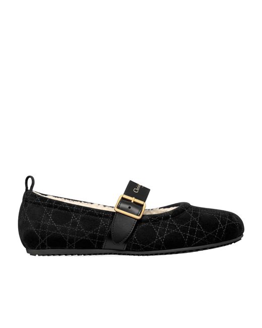 Dior Black Alps Frost Ballet Flat