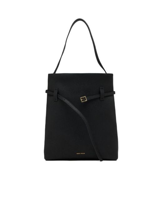 MANU Atelier Black Tote Du Jour Medium Shoulder Bag