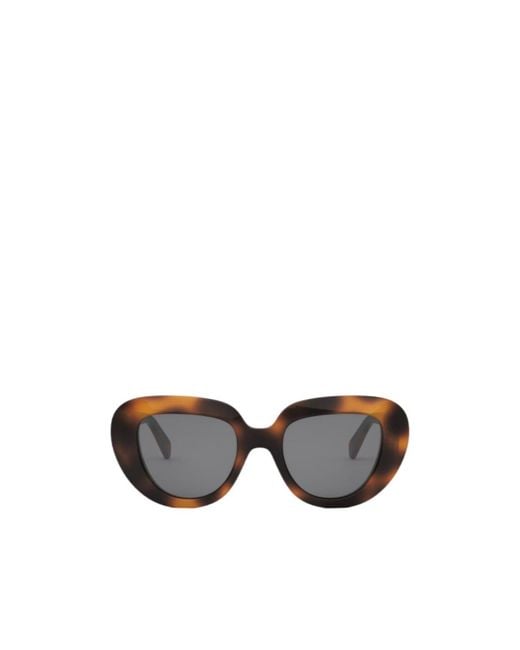 Céline White Full Frame Sunglasses