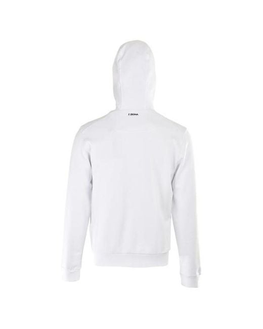 Zegna White Pattern Printed Hooded Sweater for men