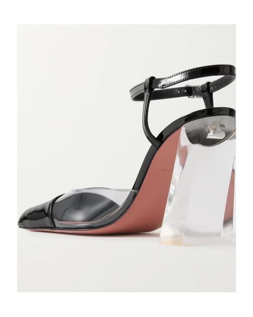 AMINA MUADDI Black Charlotte 95 Hallow Heels