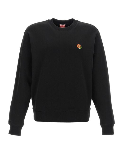 KENZO Black Pop Embroidered Sweatshirt for men