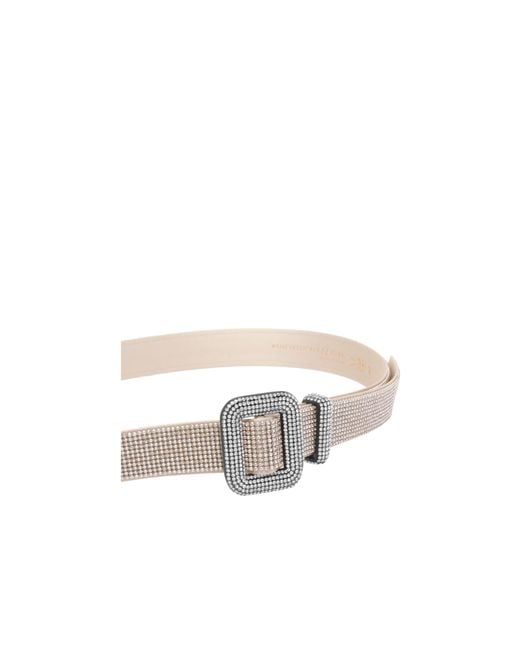 Benedetta Bruzziches White Venus La Petite Crystal Belt
