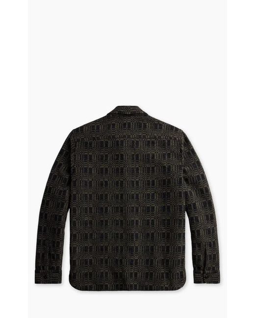 RRL Black Long-Sleeved Shirt for men