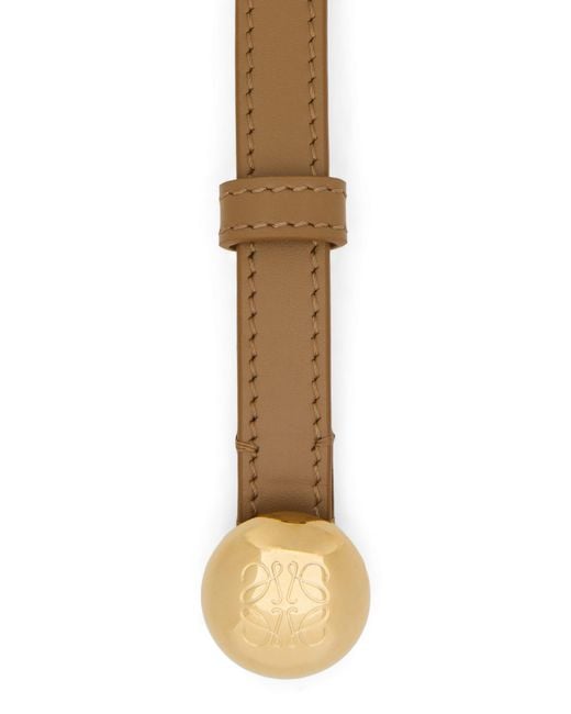 Loewe White Pebble Belt