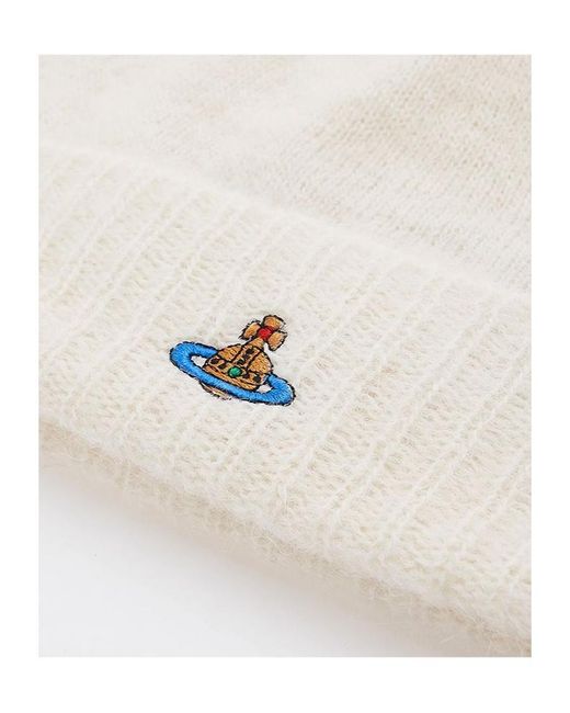 Vivienne Westwood White Cuffed Hat