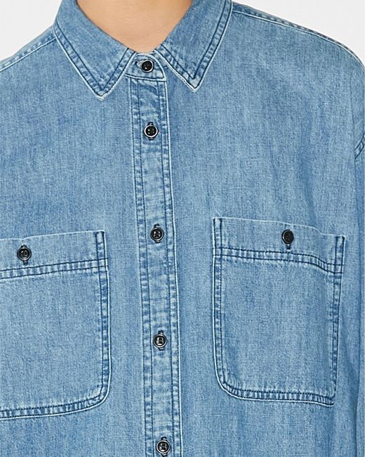 Isabel Marant Blue Verane Shirt