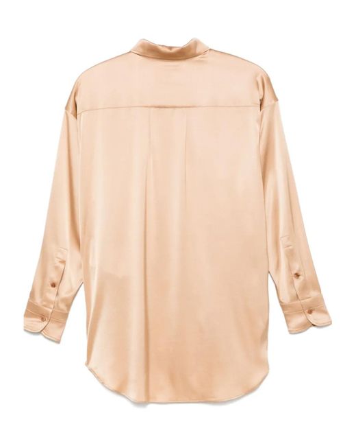 Tom Ford Natural Satin Relaxed Fit Shirt