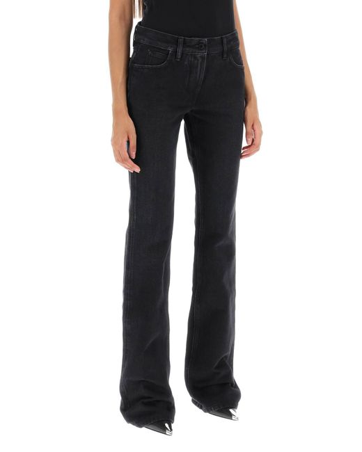 Off-White c/o Virgil Abloh Black Bootcut Fit Jeans
