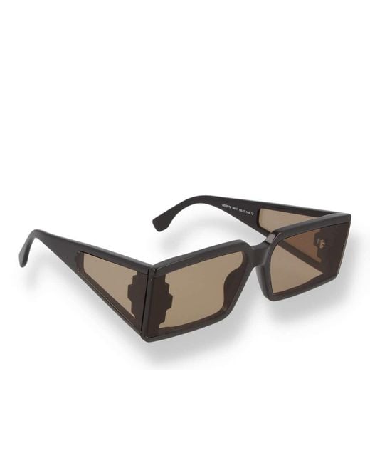 Marcelo Burlon Metallic Rectangular Sunglasses for men