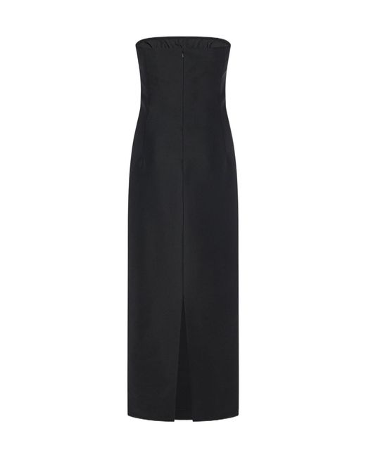 The Row Black Ward Dress