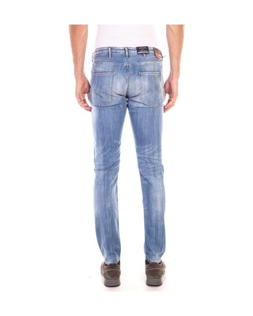 Armani Jeans Blue Straight Jeans for men