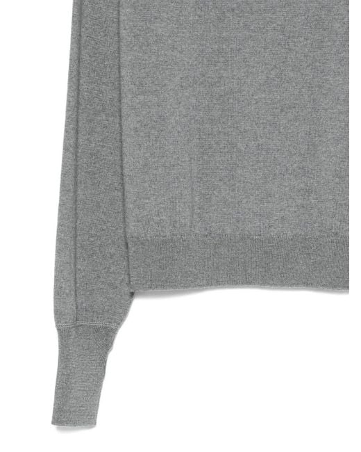 Eleventy Gray Raglan-Sleeve Sweater for men