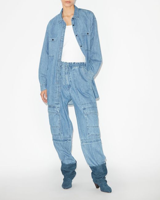 Isabel Marant Blue Verane Shirt