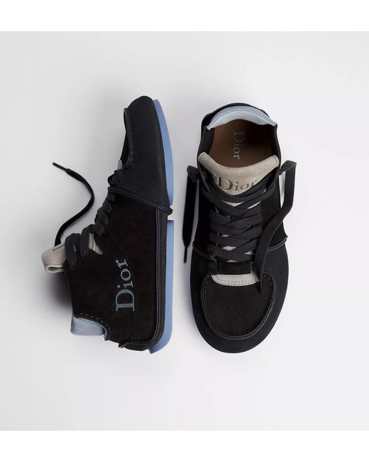 Dior Black Roadie Lace-Up Boot for men