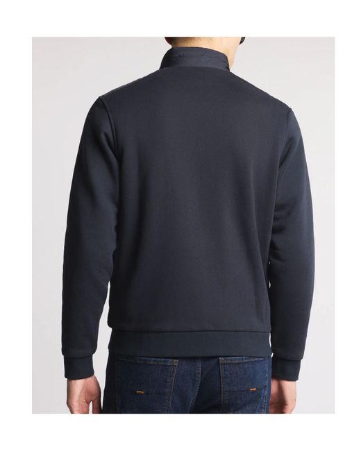 Fay Blue Padded Bomber Jacket for men