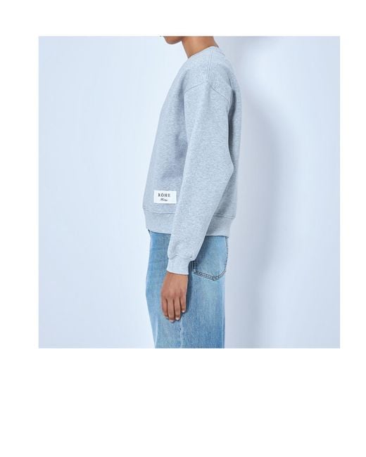 Rohe Blue Long-Sleeve Sweatshirt