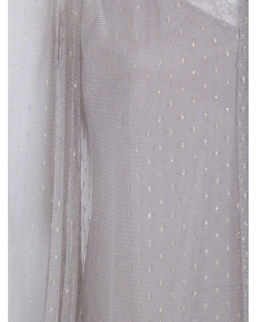 Twinset Gray Long-Sleeved Shirt