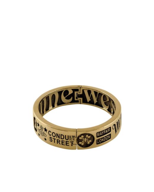 Vivienne Westwood Metallic Lancelot Bangle for men