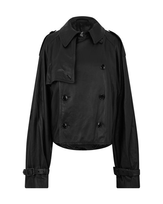 Vetements Black Short Trench Coat