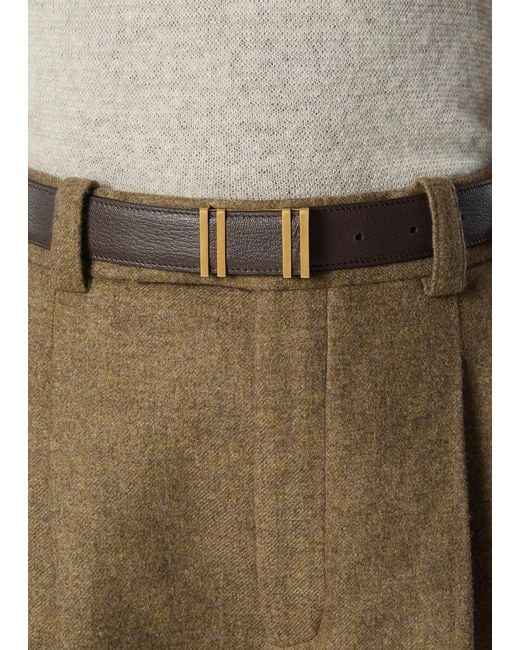 Loro Piana White Ponticello Belt