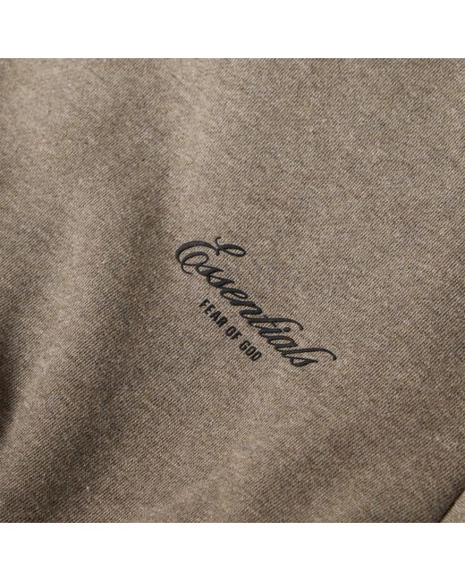 Fear Of God Natural Logo Hoodie