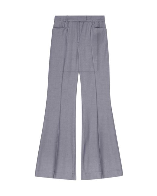 REMAIN Birger Gray Christensen Press Fold Flared Pants