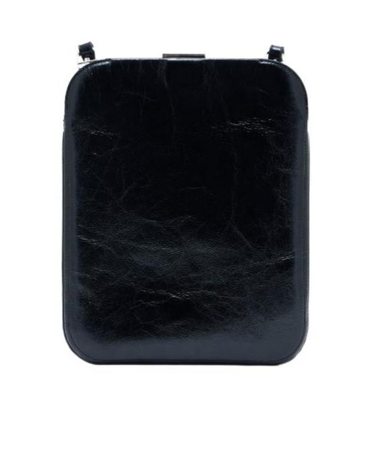 Giorgio Armani Black Leather Shoulder Bag