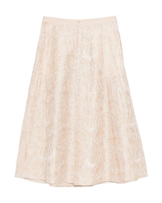 Seventy Natural Floral Skirt