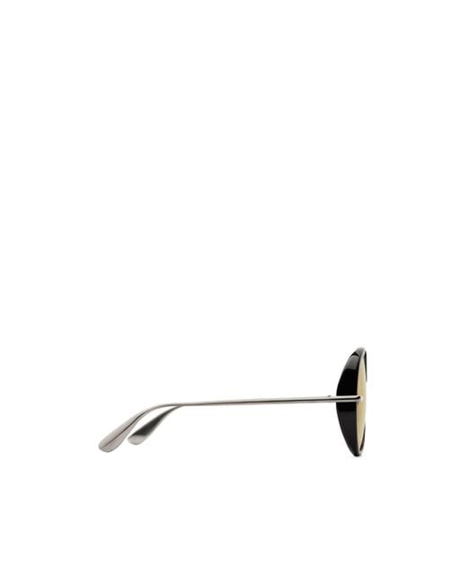 Bottega Veneta Metallic Eyewear Aviator Frame Sunglasses for men
