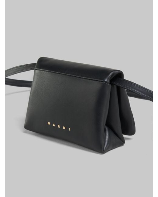 Marni Black Xaml Mini Clutch Bag
