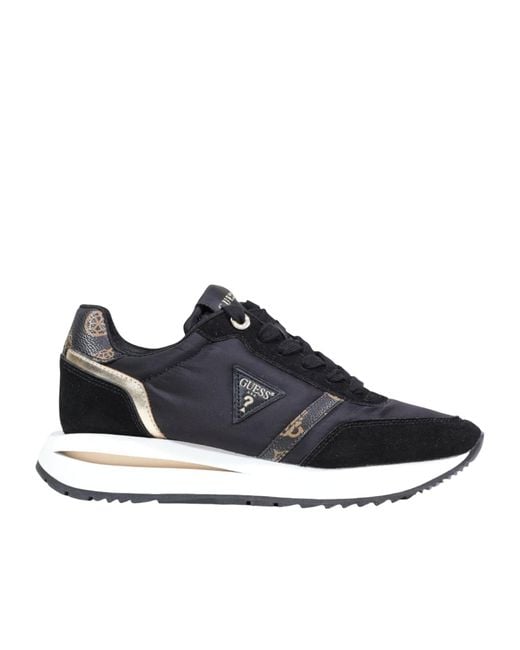 Guess Blue Lace-Up Casual Sneakers