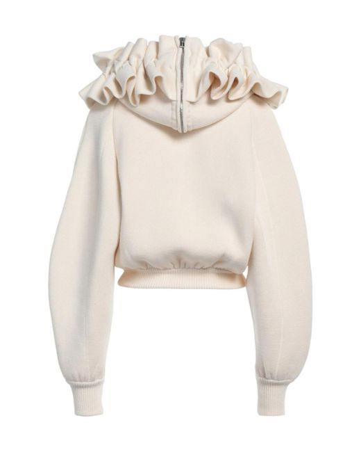 Jacquemus Natural Solid-Colored Knit Top