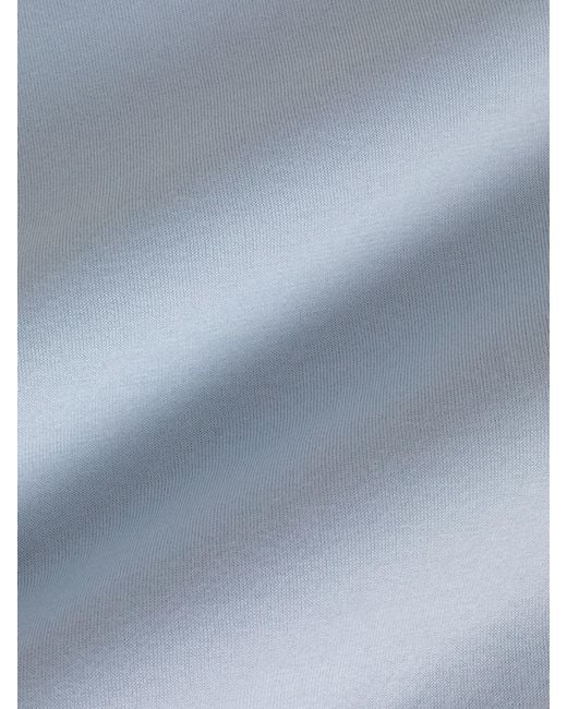 John Smedley Blue Adrian Short-Sleeve Polo Shirt for men