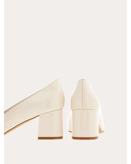 Ferragamo Natural Gancini Decorates High-Heeled Love Shoes