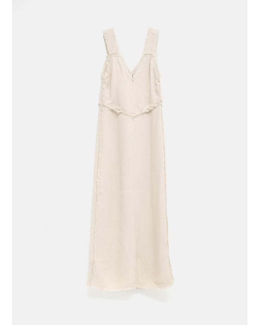 Totême White Guipure-Lace Cut-Out Dress