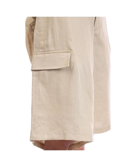Off-White c/o Virgil Abloh Natural Minimalist Straight-Leg Shorts for men