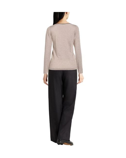 Brunello Cucinelli Pink Solid Color Jumpers