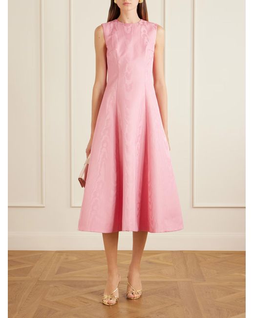 Emilia Wickstead Pink Sleeveless Dress