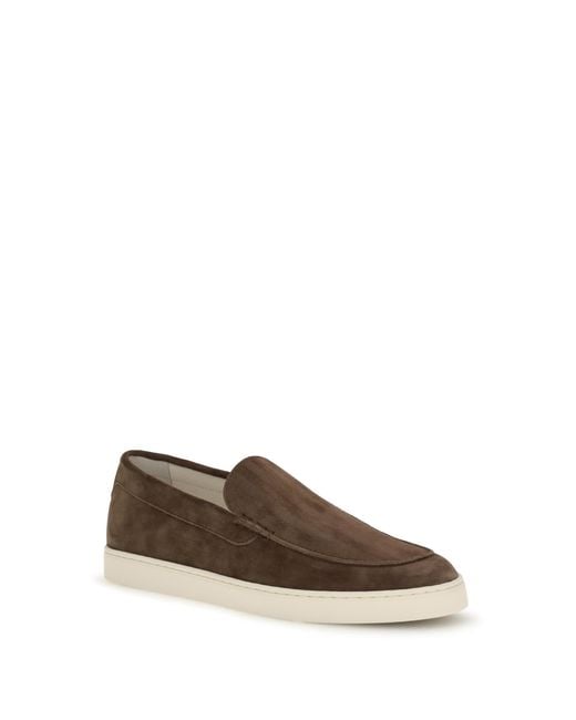 Brunello Cucinelli Brown Slip-On Loafers for men